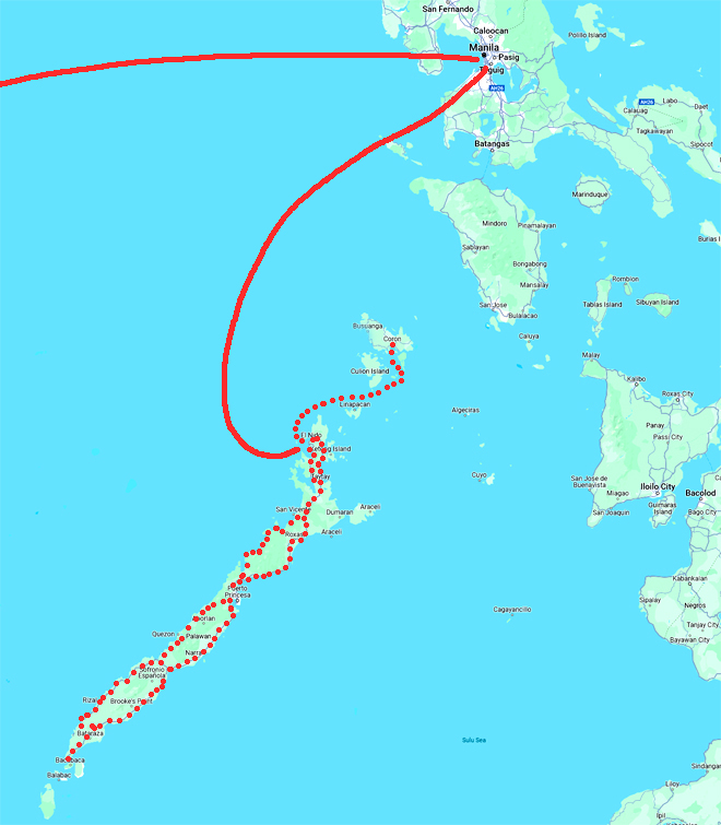 Palawan, Philippines. November 2024 motorcycle tour